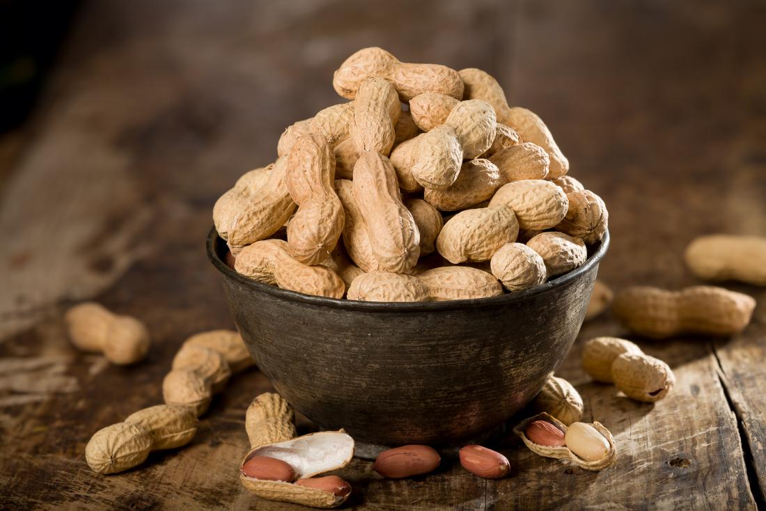 For what reason are peanuts really great for men's wellbeing?
